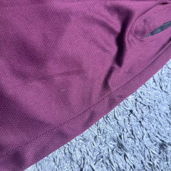 Real Essentials Shorts Mens XL Red Burgundy 6'' Inseam Drawstring Pockets Casual - Picture 8 of 13